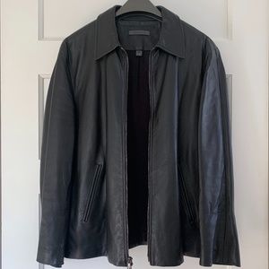 John Varvatos lambskin leather jacket like new